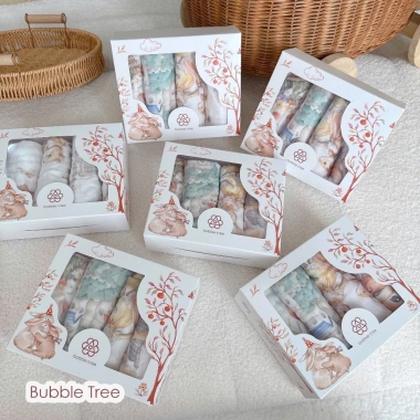 Khăn Sữa Hộp Bubble Tree Cổ Tích Cao Cấp Bảng Màu Hot Hit Dành Cho Bé - Ưu Đãi 103.500₫