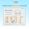 Khăn Sữa Muslin Organic 5 chiếc cho bé Mềm mịn, thấm hút tốt, 88.000đ
