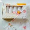 Khăn sữa sợi tre 2 lớp BeeOn cho bé sơ sinh - Set 5 khăn 30x30 cm, mềm mại, thấm hút tốt, giá ưu đãi 69.000đ