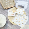 Khăn sữa sợi tre 2 lớp BeeOn cho bé sơ sinh - Set 5 khăn 30x30 cm, mềm mại, thấm hút tốt, giá ưu đãi 69.000đ 3