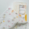 Khăn sữa sợi tre 2 lớp BeeOn cho bé sơ sinh - Set 5 khăn 30x30 cm, mềm mại, thấm hút tốt, giá ưu đãi 69.000đ 8