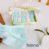 Khăn sữa sợi tre Boona 5 chiếc mềm mại 30x30 cm cho bé sơ sinh - Uni Baby 5