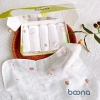 Khăn sữa sợi tre Boona 5 chiếc mềm mại 30x30 cm cho bé sơ sinh - Uni Baby 8