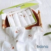 Khăn sữa sợi tre Boona 5 chiếc mềm mại 30x30 cm cho bé sơ sinh - Uni Baby 9