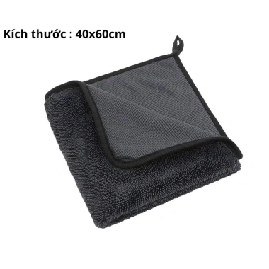 Khăn Superfine 650GSM Lau Xe Ô Tô Thấm Hút, Đa Năng, Mềm Mịn, Chống Trầy Xước