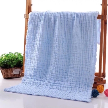 Khăn tắm bé sơ sinh 5 lớp vải xô Jubon mềm mại Quấn bé, khăn choàng Uni Baby 112k 5