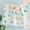 Khăn tắm bé vải xô 5 lớp sợi tre bo viền - mềm mại, size lớn 105x105 cm, giảm giá 90k 5