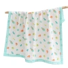 Khăn tắm bé vải xô 5 lớp sợi tre bo viền - mềm mại, size lớn 105x105 cm, giảm giá 90k 7