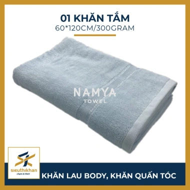 Khăn tắm cỡ vừa 60x120cm mềm mại, hút nước nhanh khô Namya NBH8M giá ưu đãi 128k 4 Khăn tắm cỡ vừa 60x120cm mềm mại, hút nước nhanh khô Namya NBH8M giá ưu đãi 128k 4