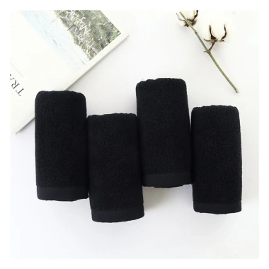 Khăn tắm cotton dày dặn màu đen, mềm mại, thấm hút nhanh, phù hợp khách sạn & nhà tắm 5 Khăn tắm cotton dày dặn màu đen, mềm mại, thấm hút nhanh, phù hợp khách sạn & nhà tắm 5