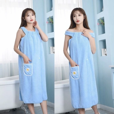 Khăn tắm cotton toàn phần, áo ống và áo choàng, đeo quấn cho người lớn - Kiểu mới, giảm giá 119.113 VND