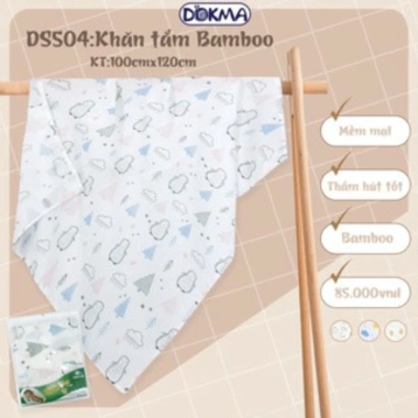 Khăn Tắm Đa Năng 2 Lớp Bamboo DS504 - Mềm Mại, Thấm Hút, Giá Chỉ 85.000₫