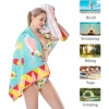 Khăn tắm đi biển microfiber siêu mềm nhanh khô chống cát 70x150cm giá 143.292 VND 2