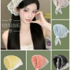 Khăn tam giác buộc đầu thôn nữ đồng quê kiểu Pháp trắng viền ren hoa - Thời trang chụp ảnh biển giá 25.000 VND 6