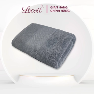 Khăn Tắm Lecott Cotton 60x120cm - Cao Cấp, Mềm Mịn, Thấm Hút Tốt, Nhanh Khô, Dày Dặn