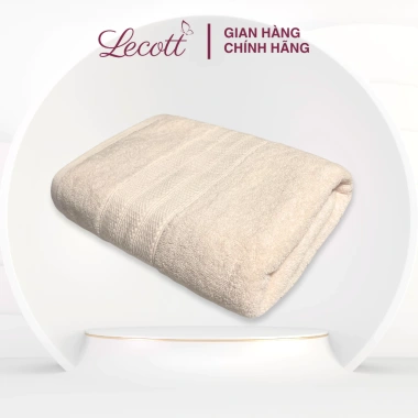 Khăn Tắm Lecott Cotton 60x120cm - Cao Cấp, Mềm Mịn, Thấm Hút Tốt, Nhanh Khô, Dày Dặn