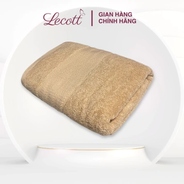 Khăn Tắm Lecott Cotton 60x120cm - Cao Cấp, Mềm Mịn, Thấm Hút Tốt, Nhanh Khô, Dày Dặn