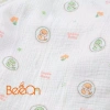 Khăn tắm muslin 2 lớp sợi tre BeeOn mềm mại cho bé sơ sinh, quấn và làm chăn 80x80 cm Uni Baby 4