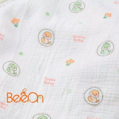 Khăn tắm muslin 2 lớp sợi tre BeeOn mềm mại cho bé sơ sinh, quấn và làm chăn 80x80 cm Uni Baby