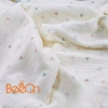 Khăn tắm muslin 2 lớp sợi tre BeeOn mềm mại cho bé sơ sinh, quấn và làm chăn 80x80 cm Uni Baby 6