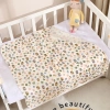 Khăn tắm muslin 2 lớp sợi tre BeeOn mềm mại cho bé sơ sinh, quấn và làm chăn 80x80 cm Uni Baby 8