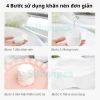 Khăn tắm nén 03 Silkwipes 70x140 cm, vải dày loại 1, dùng 1 lần, phù hợp du lịch - Giá ưu đãi 79.400 VND 6