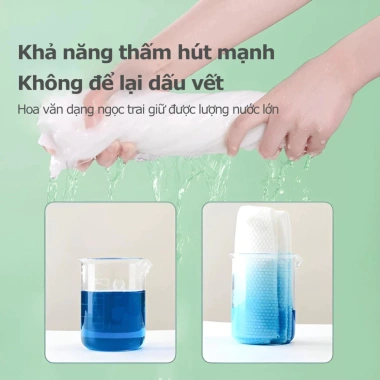 Khăn Tắm Nén Du Lịch 1 Lần Sợi Cellulose Mềm Mịn Thấm Hút Đa Kích Thước - Giá 8.000₫