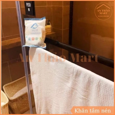 Khăn tắm nén du lịch cotton size to 70x140 cm, tiện lợi, chỉ 25.000₫ 3 Khăn tắm nén du lịch cotton size to 70x140 cm, tiện lợi, chỉ 25.000₫ 3