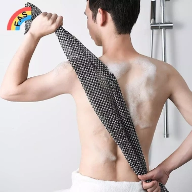 Khăn tắm nylon Nhật Bản FAS - Chà tẩy tế bào chết, bàn chải bọt biển, phụ kiện phòng tắm 2