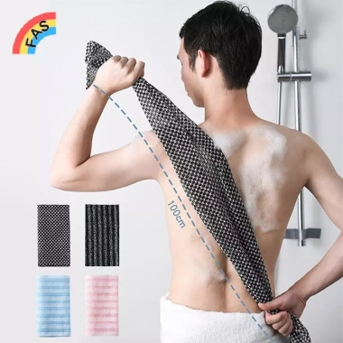 Khăn tắm nylon Nhật Bản FAS - Chà tẩy tế bào chết, bàn chải bọt biển, phụ kiện phòng tắm 8