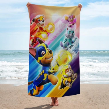 Khăn tắm PAW Patrol siêu mềm, thích hợp bể bơi, đi biển - Quà sinh nhật 114.696đ