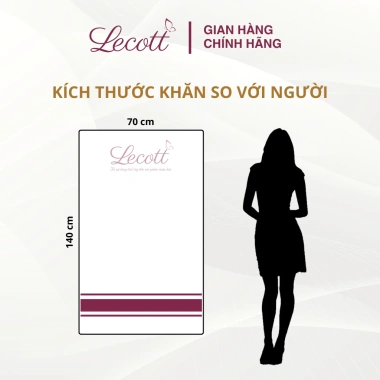 Khăn Tắm Sợi Tre Bamboo Lecott 70x140cm - Mềm Mịn, Kháng Khuẩn, Hút Nước Tốt, Giá 115k 4 Khăn Tắm Sợi Tre Bamboo Lecott 70x140cm - Mềm Mịn, Kháng Khuẩn, Hút Nước Tốt, Giá 115k 4