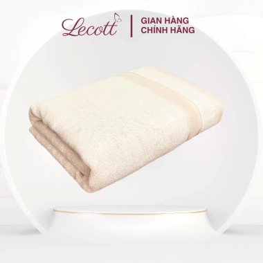 Khăn Tắm Sợi Tre Bamboo Lecott 70x140cm - Mềm Mịn, Kháng Khuẩn, Hút Nước Tốt, Giá 115k