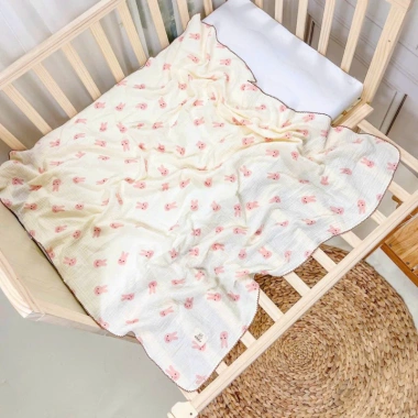 Khăn tắm sợi tre muslin 2 lớp mềm mại 100x110cm cho bé sơ sinh Uni Baby A8 - Giá ưu đãi 100.000đ 4 Khăn tắm sợi tre muslin 2 lớp mềm mại 100x110cm cho bé sơ sinh Uni Baby A8 - Giá ưu đãi 100.000đ 4