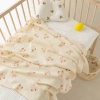 Khăn tắm sợi tre muslin 2 lớp mềm mại 100x110cm cho bé sơ sinh Uni Baby A8 - Giá ưu đãi 100.000đ 7