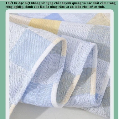 Khăn tắm sợi tre Uni Baby 70x140cm, thoáng khí, mềm mại, thấm hút nhanh cho bé