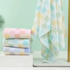 Khăn tắm sợi tre Uni Baby 70x140cm, thoáng khí, mềm mại, thấm hút nhanh cho bé 7