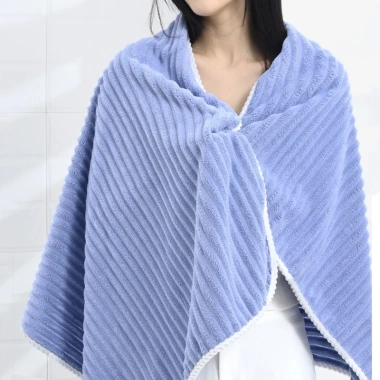 Khăn Tắm Sóng Nước 70x140 Cotton Siêu Mềm Mịn Thấm Hút Nhanh Giá 52.990đ