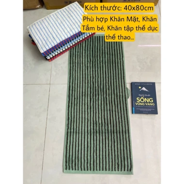 Khăn tắm SONGWOL size trung 40x80cm xuất Hàn chính hãng - Sọc dày đẹp, chỉ 55.000₫ 3 Khăn tắm SONGWOL size trung 40x80cm xuất Hàn chính hãng - Sọc dày đẹp, chỉ 55.000₫ 3