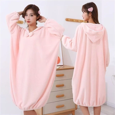 Khăn tắm và áo choàng tắm cotton nguyên chất cho gia đình nữ, giá chỉ 160.794₫
