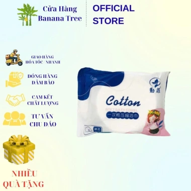 Khăn tắm viên nén du lịch 70x140cm Siêu tiện lợi cho cô gái, giá chỉ 11.000₫