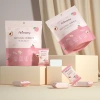 Khăn Tắm Viên Nén Du Lịch Nhỏ Gọn Cotton, Siêu Tiện Lợi, Nhiều Lần Dùng, Hồng - 7.9k 6