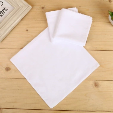 Khăn Tay Cotton Nam Nữ Trắng Hankies Thấm Hút, Chắc Chắn, Giá 35.964₫