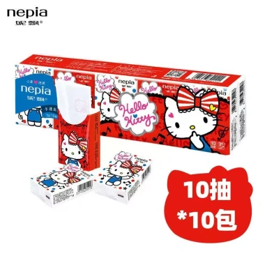 Khăn tay Kitty Melody Sanrio Quế Chó: Khăn ăn túi nhỏ di động, giấy 85k giảm giá 10