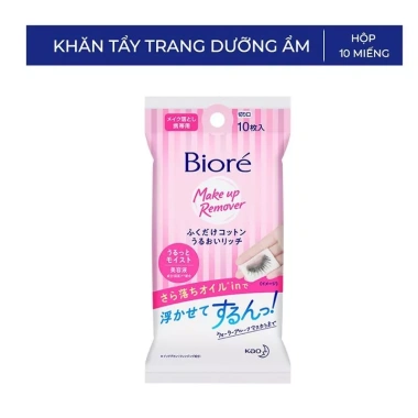 Khăn Tẩy Trang Bioré Cleansing Cotton 10 Miếng Màu Hồng Giá Ưu Đãi 29.000 VNĐ 4 Khăn Tẩy Trang Bioré Cleansing Cotton 10 Miếng Màu Hồng Giá Ưu Đãi 29.000 VNĐ 4