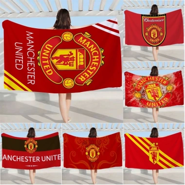 Khăn Terry một mặt Manchester United logo - Thấm hút nhanh, mềm mại, chỉ 104.749₫