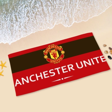 Khăn Terry một mặt Manchester United logo - Thấm hút nhanh, mềm mại, chỉ 104.749₫