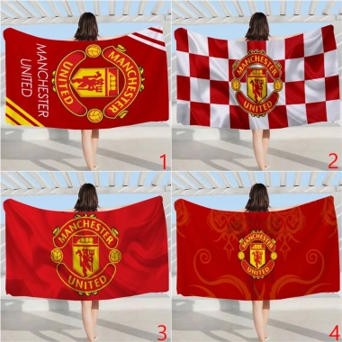 Khăn Terry một mặt Manchester United logo - Thấm hút nhanh, mềm mại, chỉ 104.749₫