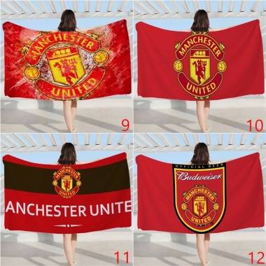 Khăn Terry một mặt Manchester United logo - Thấm hút nhanh, mềm mại, chỉ 104.749₫