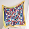 Khăn thô lụa 90x90cm choàng bản to - Quấn áo phong cách, chỉ 130.000đ 5